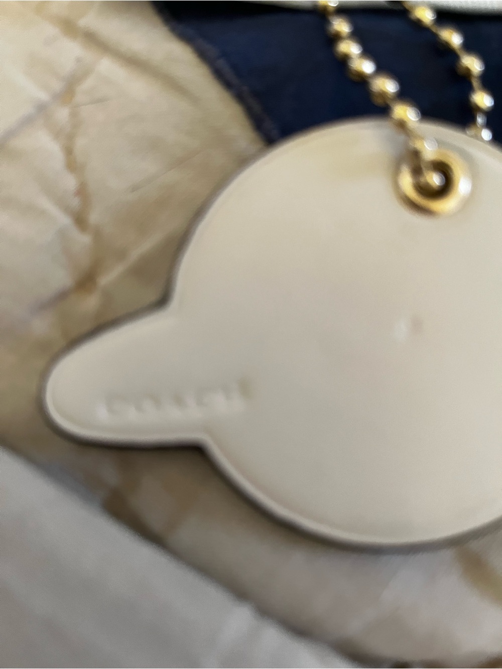 Coach Glitter Planet Bag Charm — Pink & Gold Accents - Picture 8 of 12